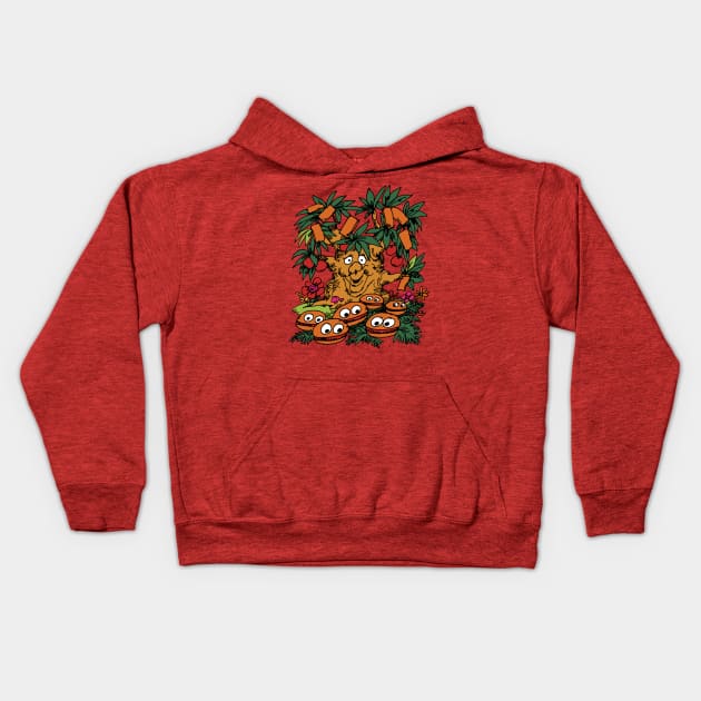 Apple Pie Tree Kids Hoodie by DustinCropsBoy